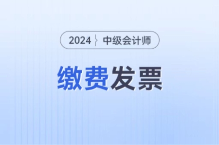2024年中級(jí)會(huì)計(jì)考試報(bào)名費(fèi)用繳費(fèi)方式？