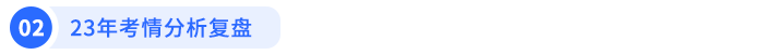 23年考情分析復(fù)盤(pán)