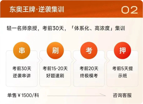 權威名師·逆襲集訓營