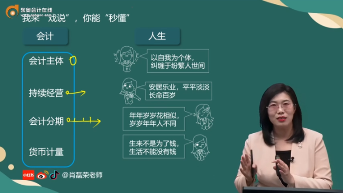 初級會計(jì)肖老師授課