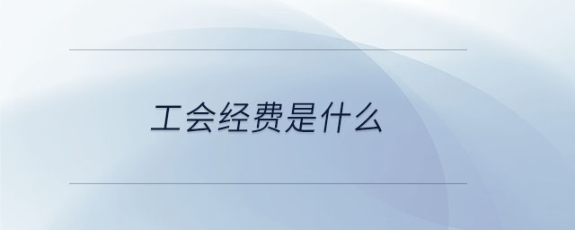工會經(jīng)費(fèi)是什么