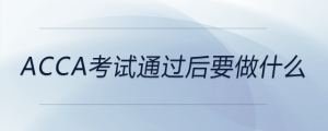 acca考試通過后要做什么
