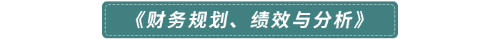 《財務規(guī)劃、績效與分析》
