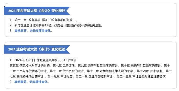 24年會計(jì)審計(jì)變化