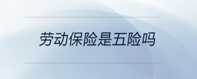 勞動(dòng)保險(xiǎn)是五險(xiǎn)嗎 勞動(dòng)保險(xiǎn)是五險(xiǎn)嗎