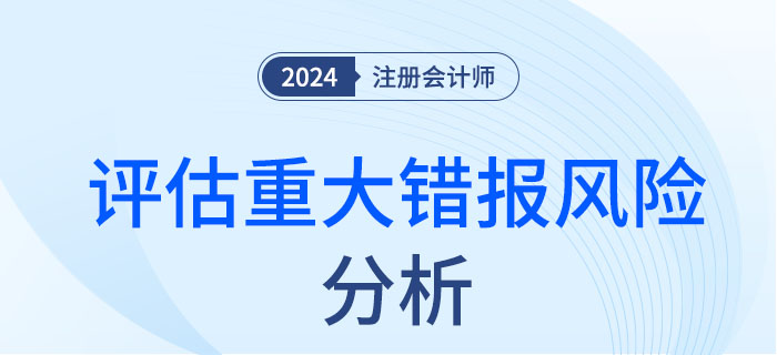 評(píng)估重大錯(cuò)報(bào)風(fēng)險(xiǎn)—大 評(píng)估重大錯(cuò)報(bào)風(fēng)險(xiǎn)—大