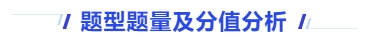 中級會計題型題量及分值分析