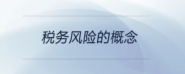 稅務(wù)風(fēng)險的概念 稅務(wù)風(fēng)險的概念