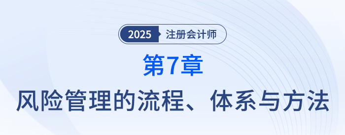 第七章風(fēng)險(xiǎn)管理的流程、體系與方法①_25年注冊(cè)會(huì)計(jì)師戰(zhàn)略搶學(xué)記憶樹(shù)