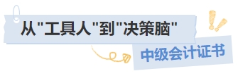 中級會計從工具人到?jīng)Q策腦