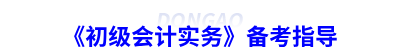 《初級會計實務(wù)》備考指導(dǎo)