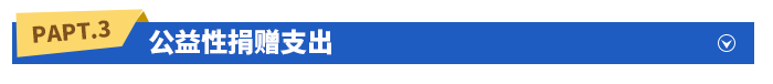 公益性捐贈支出