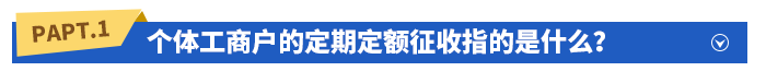 個(gè)體工商戶的定期定額征收指的是什么？