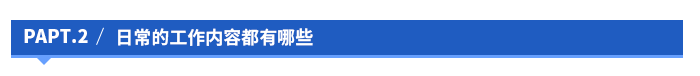 日常的工作內(nèi)容都有哪些