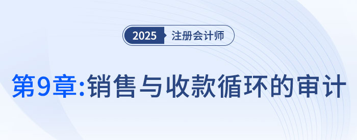 第九章銷售與收款循環(huán)的審計(jì)_2025年注會(huì)審計(jì)思維導(dǎo)圖