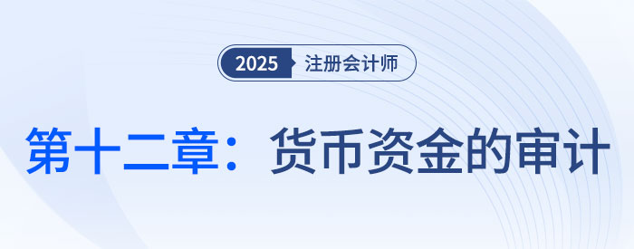 第十二章貨幣資金的審計_2025年注會審計思維導圖