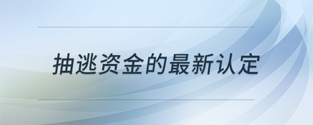 抽逃資金的最新認定 抽逃資金的最新認定