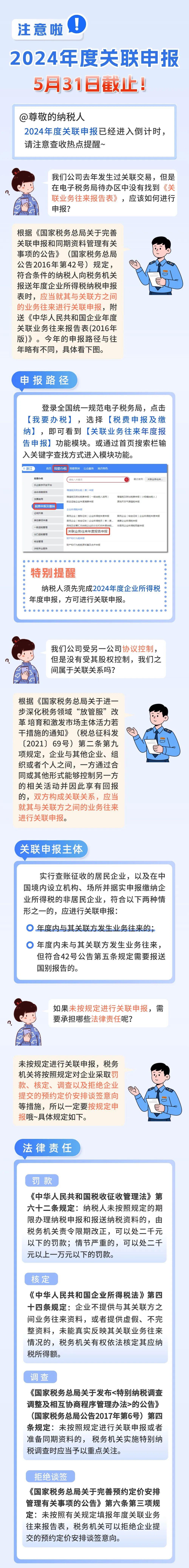 注意啦！2024年度關(guān)聯(lián)申報5月31日截止！
