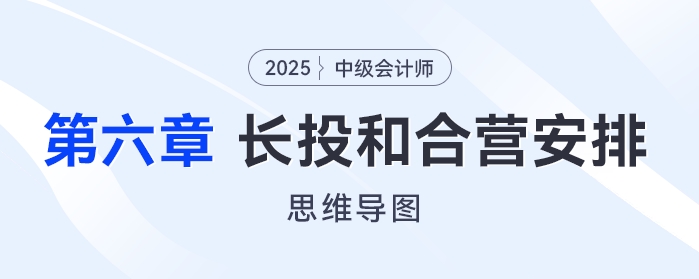 2025年中級會計實務(wù)思維導(dǎo)圖——第六章：長期股權(quán)投資和合營安排