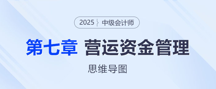 2025年中級會計財務管理思維導圖——第七章:營運資金管理 2025年中級會計財務管理思維導圖——第七章:營運資金管理