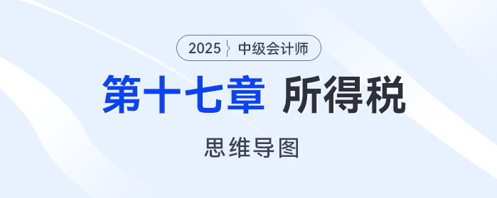 2025年中級會計實(shí)務(wù)思維導(dǎo)圖——第十七章：所得稅