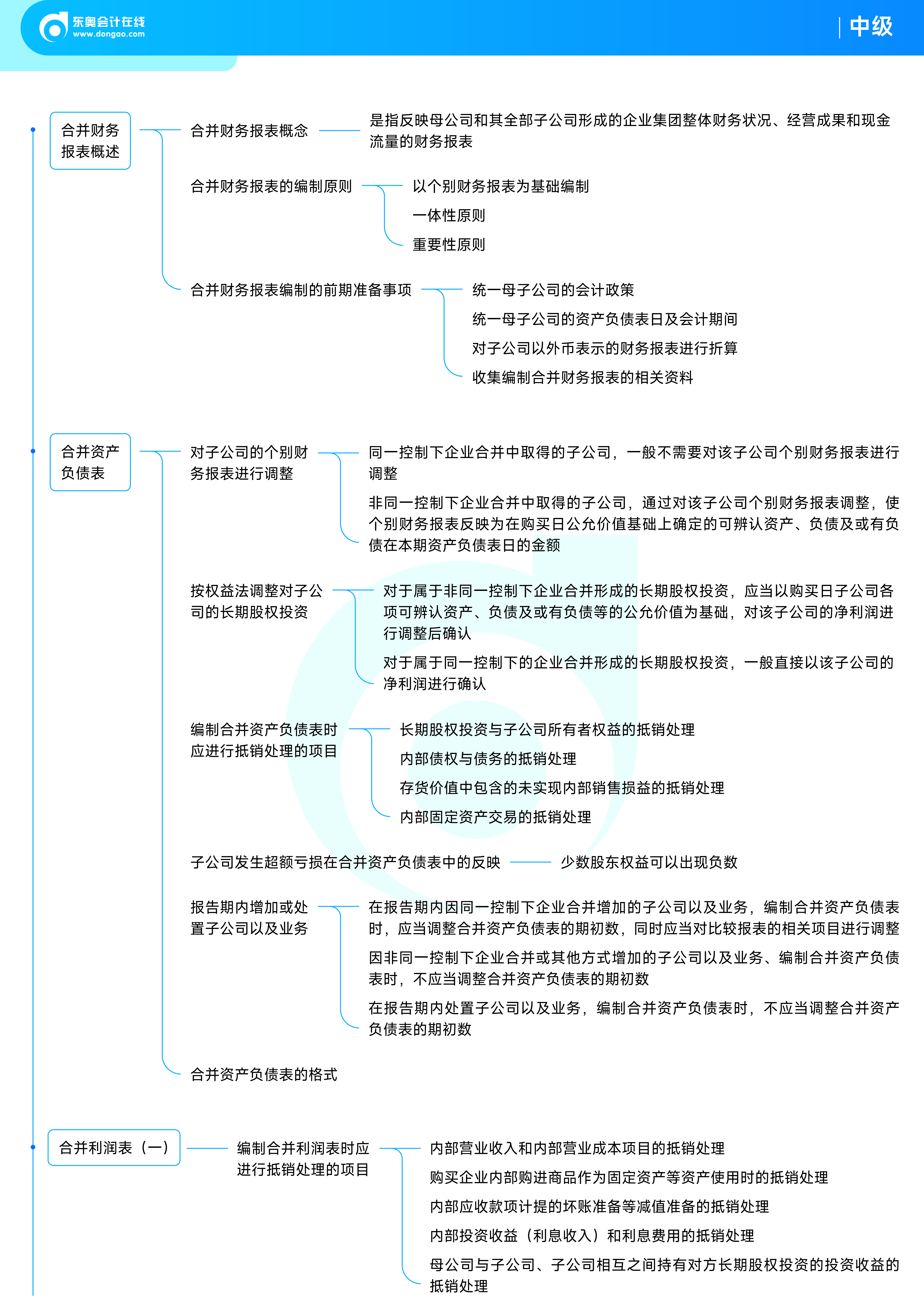 《中級會計實務(wù)》思維導(dǎo)圖_企業(yè)合并與合并財務(wù)報表