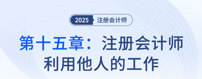 第十五章注冊(cè)會(huì)計(jì)師利用他人的工作_2025年注會(huì)審計(jì)思維導(dǎo)圖 第十五章注冊(cè)會(huì)計(jì)師利用他人的工作_2025年注會(huì)審計(jì)思維導(dǎo)圖