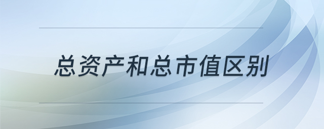 總資產(chǎn)和總市值區(qū)別