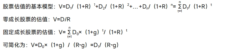 財(cái)務(wù)管理公式