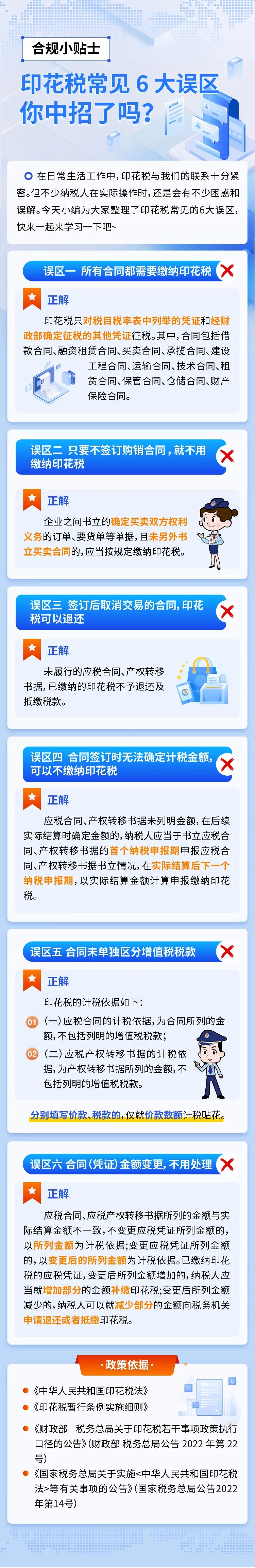 印花稅常見6大誤區(qū)，你中招了嗎