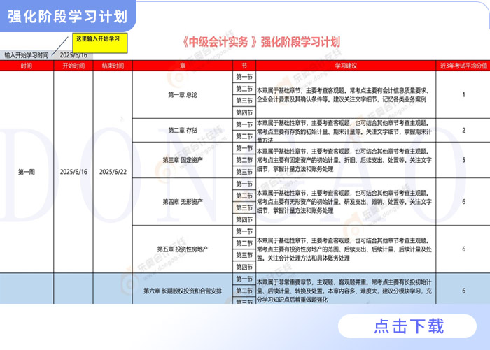 強化階段學(xué)習(xí)計劃