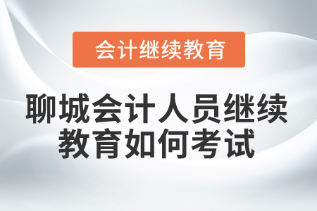 2025年聊城會(huì)計(jì)人員繼續(xù)教育如何考試？