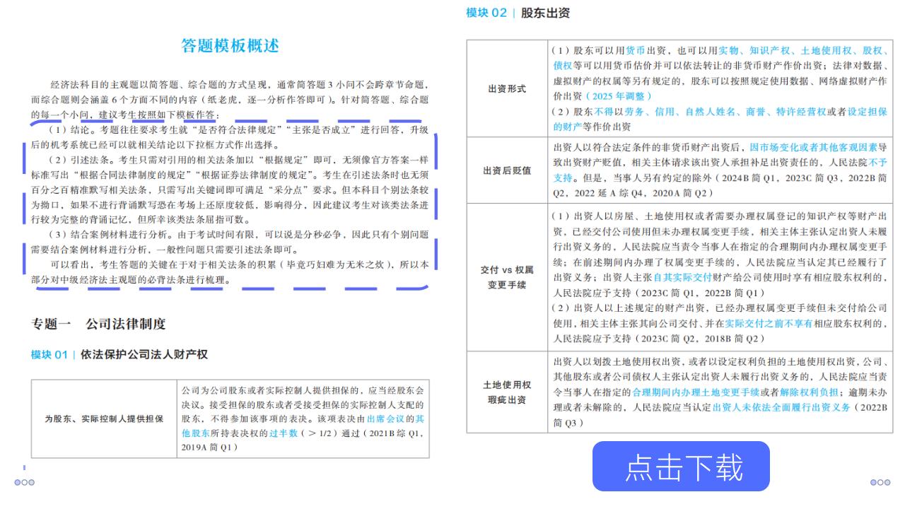 中級經(jīng)濟(jì)法