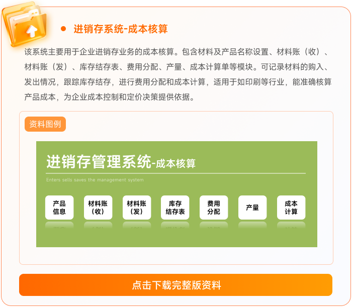 05進(jìn)銷存系統(tǒng)-成本核算 05進(jìn)銷存系統(tǒng)-成本核算