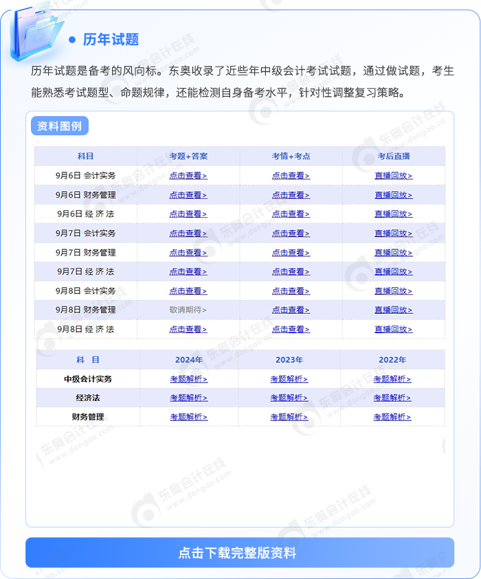 中級會計歷年試題