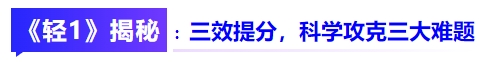 中級(jí)會(huì)計(jì)《輕1》揭秘