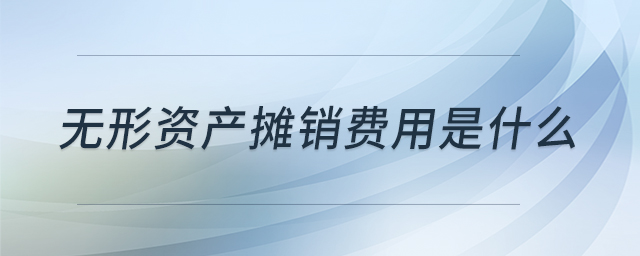 無(wú)形資產(chǎn)攤銷費(fèi)用是什么 無(wú)形資產(chǎn)攤銷費(fèi)用是什么
