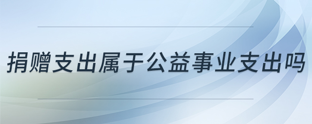 捐贈(zèng)支出屬于公益事業(yè)支出嗎 捐贈(zèng)支出屬于公益事業(yè)支出嗎