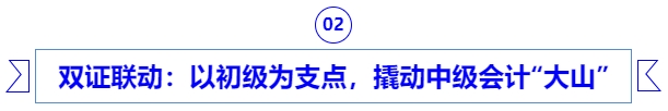 雙證聯(lián)動：以初級會計(jì)為支點(diǎn)，撬動中級會計(jì)“大山”