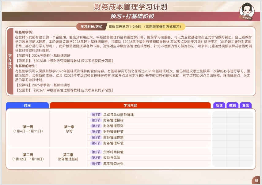 全計(jì)劃學(xué)習(xí)計(jì)劃